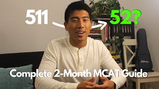 How I Scored 520 99th Percentile  Complete 2Month MCAT Study Plan [upl. by Eiten]