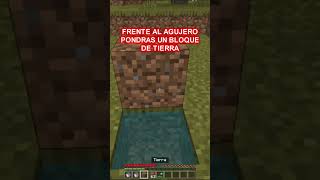 ¡AGUA INFINITA CON 1 SOLO CUBO DE AGUA en MINECRAFT BEDROCK [upl. by Aicsile]