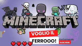 MINECRAFT cerchiamo il ferro 5 [upl. by Barolet]