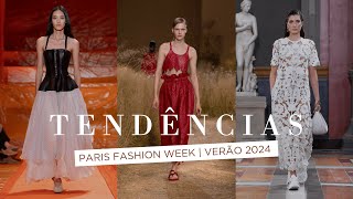 As principais TENDÊNCIAS que vi na PFW VERÃO 24  Layla Monteiro [upl. by Terrijo]