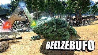 Taming A Beelzebufo  Ark Survival Evolved  The Island [upl. by Ealasaid]