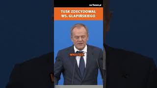 TRYBUNAŁ STANU DLA ADAMA GLAPIŃSKIEGO quotWNIOSEK JEST GOTOWYquot polityka [upl. by Ecurb]