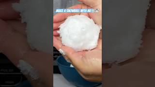 Make a SNOWBALL with me ❄️☃️ ASMR POWDERYICE SNOW [upl. by Forelli659]