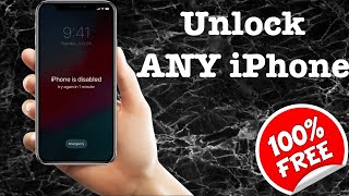 Unlock Any iPhone Without the Passcode Fast and Free  Bypass LockScreen 2022 Version [upl. by Euqinamod]