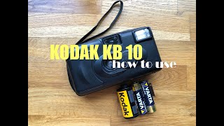 How to use Kodak KB 10 35mm Film Camera [upl. by Dorren]