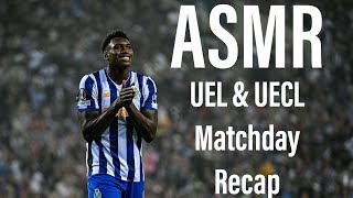 ASMR Europa League and Conference League Matchday Recap [upl. by Froma650]