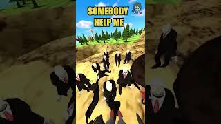 🔴SpiderMan Vs Ejercito de Slenderman 🌀Fandub Español🌀  Benbu en Español  memes humor vr [upl. by Penthea590]