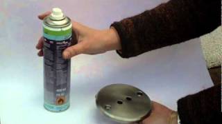 Treatment of INOX with spray  wwwumakovshopcom [upl. by Miuqaoj]