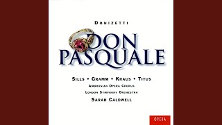 Don Pasquale 1996 Remastered Version  ATTO PRIMO Quarta Scena So anchio la virtù magica [upl. by Nonnaehr212]