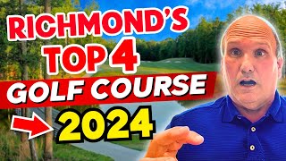 Top 4 MUSTSEE Golf Course Communities in Richmond VA 2024 🤯 Dont Miss Out🚨 [upl. by Marlea]