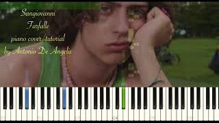 Sangiovanni  Farfalle  piano cover by Antonio De Angelis [upl. by Toy]