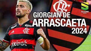 Giorgian De Arrascaeta 2024  Magic Skills amp Goals  Flamengo  HD [upl. by Trinia]