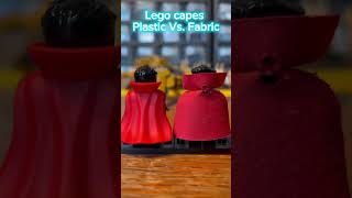 Lego capes plastic Vs fabric capes marvel lego [upl. by Gan]