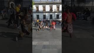 Conchero Dance in Mexico City Ritual Dance [upl. by Nylarac455]