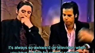 ZDF interview with Nick Cave and Blixa Bargeld1997 [upl. by Ahsha]