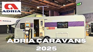 Adria Caravan Range 2025  First Look [upl. by Aeel610]