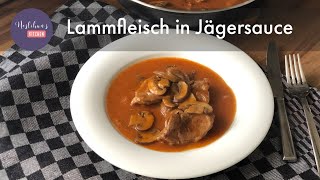 Jägersauce mit Lammfleisch  Mantarlı soslu kuzu et tarifi [upl. by Doersten26]