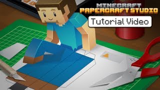 Tutorial  Minecraft Papercraft Studio [upl. by Cynthea226]