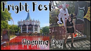 Fright Fest  Six Flags Great America  Opening Day 2024 [upl. by Feriga]