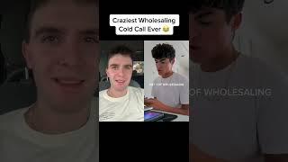 Craziest Wholesaling Cold Call Ever 😂 [upl. by Aymik]