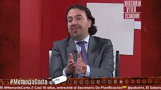 🧠 2015 HACE CASI 10 AÑOS ENTREVISTÉ A PABEL MUÑOZ COMO SECRETARIO DE PLANIFICACIÓN [upl. by Leler]