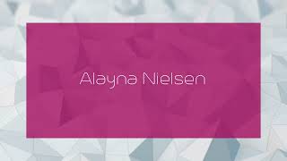 Alayna Nielsen  appearance [upl. by Princess982]