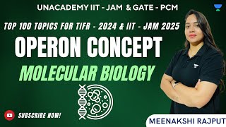 Operon Concept  1  Mol Biology  Top 100 Topics for TIFR 2024 amp IITJAM 2025  Meenakshi Rajput [upl. by Savanna328]