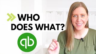 Client vs Bookkeeper ROLES in QuickBooks [upl. by Alfy501]