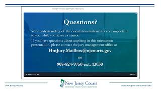 My Jury Service MJS Mandatory Juror Orientation Video [upl. by Airamak907]