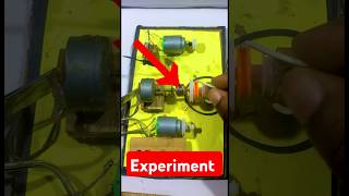 science experiments project dc motor project diyshorts experiment motor dcmotor [upl. by Er]