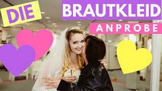 Brautkleid Anprobe  Mein Traumkleid ♥  Live Hochzeitskleid Anprobe  Sandylicious [upl. by Adiesirb]