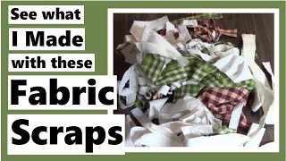 See What I Made With These Fabric Scraps [upl. by Aitselec611]