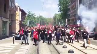 tfclosc Cortège lillois a Toulouse 060518 [upl. by Brier]