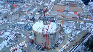 LNG construction progress Early December 2022 DJI Mini 3 Pro [upl. by Adena]