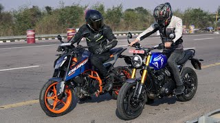 Triumph Speed 400 VS KTM Duke 390  The Real Pocket Rocket [upl. by Thistle]