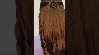 Open hairstyle for party and wedding styleeasyshorts [upl. by Akenal495]