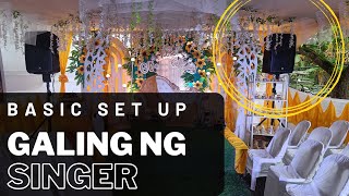 Basic Lights and Sound Set Up Using B3 Speakers Giglog 31 [upl. by Tess527]