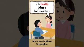 Sich vorstellen deutsch sprechen und hörenA2B2 Prüfunggermanforbeginners [upl. by Yhtommit]