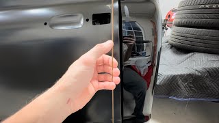 Fixing Issues With Aftermarket Door  How to Fix Large Door Fender Gaps That Cannot Be Adjusted [upl. by Kentigera]