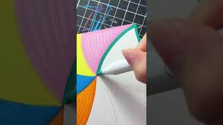 Coloring acrylic marker painting healing and stress relief aid [upl. by Samuella]