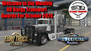 RG Bargy Transport October Driver Awards  ATS amp ETS 2 [upl. by Eniluqcaj]