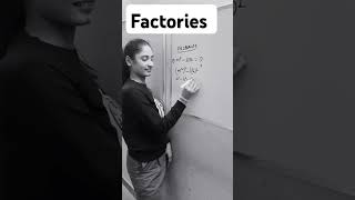 Factories class eight maths easy factorise tricks tips education exam [upl. by Zavala4]