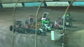 HIGHLIGHTS USAC Western States Midgets  The Dirt Track at Kern County Raceway Park  Oct 7 2023 [upl. by Tolkan234]