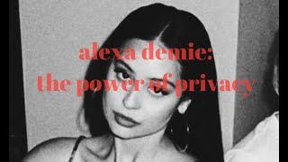 alexa demie the power of privacy and mystique [upl. by Eserrehs861]