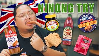 NINONG TRY BRITISH FOOD  Ninong Ry [upl. by Deevan39]