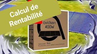 Tuto comment calculer sa rentabilitétaux autoconsommation après linstallation de panneaux solaires [upl. by Flavius887]