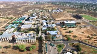 University of Namibia Aerial view UNAM [upl. by Darn]