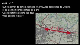 Cest quoi léchelle dune carte  Explication et exercices par Mme RuaultDjerrab [upl. by Ing]