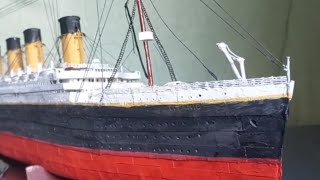 Titanic made of paper [upl. by Hy]