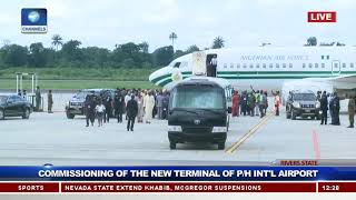 Buhari Commissions New Terminal Of PortHarcourt Intl Airport Pt1 [upl. by Dixon352]